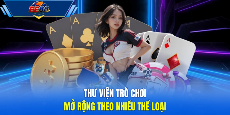 Thư viện trò chơi mở rộng theo nhiều thể loại